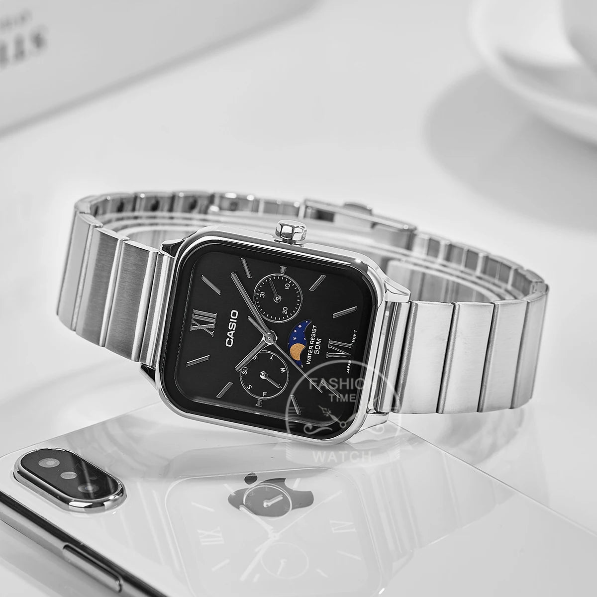 Casio MTP-M305D Mondphase Herrenuhr