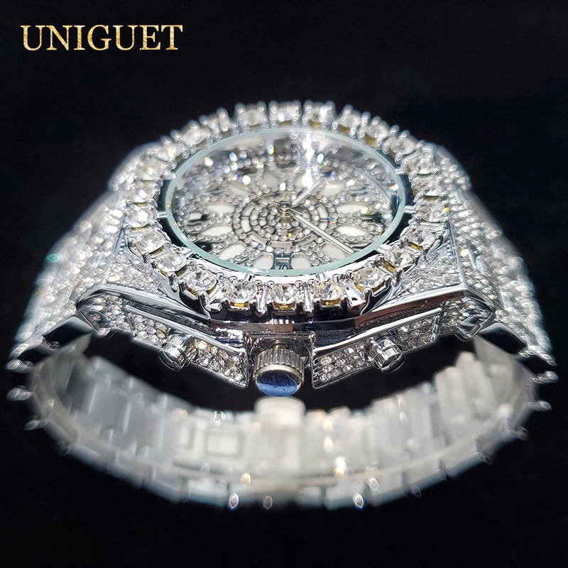 UNIGUET Iced Diamond Luxusuhr