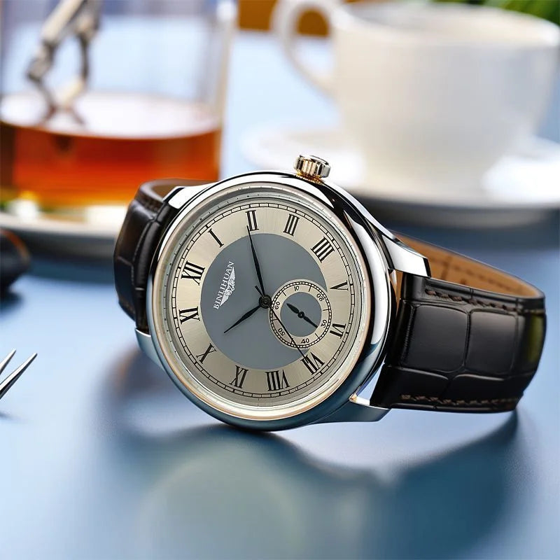 WLISTH Herrenuhr Ultraflach 9mm