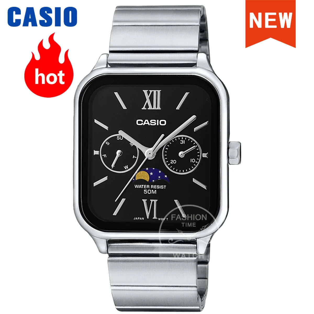 Casio MTP-M305D Mondphase Herrenuhr
