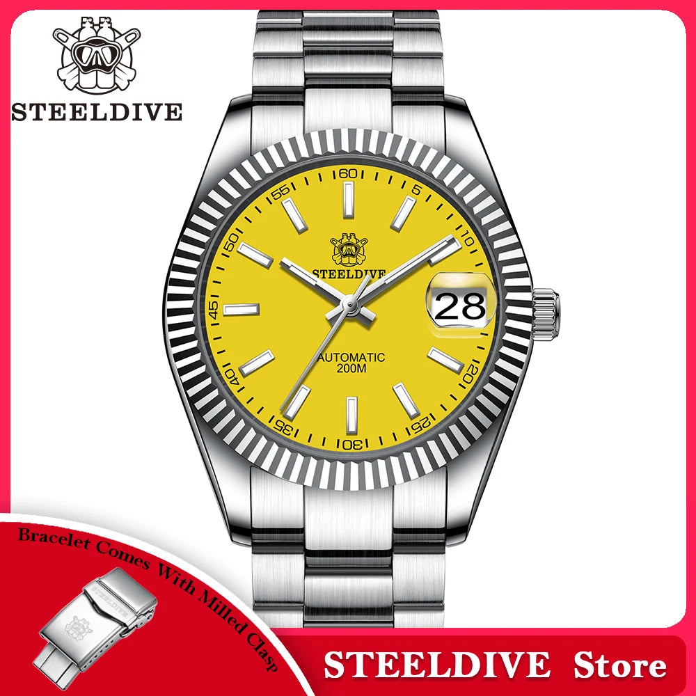 STEELDIVE SD1933 Automatik-Taucheruhr 200m