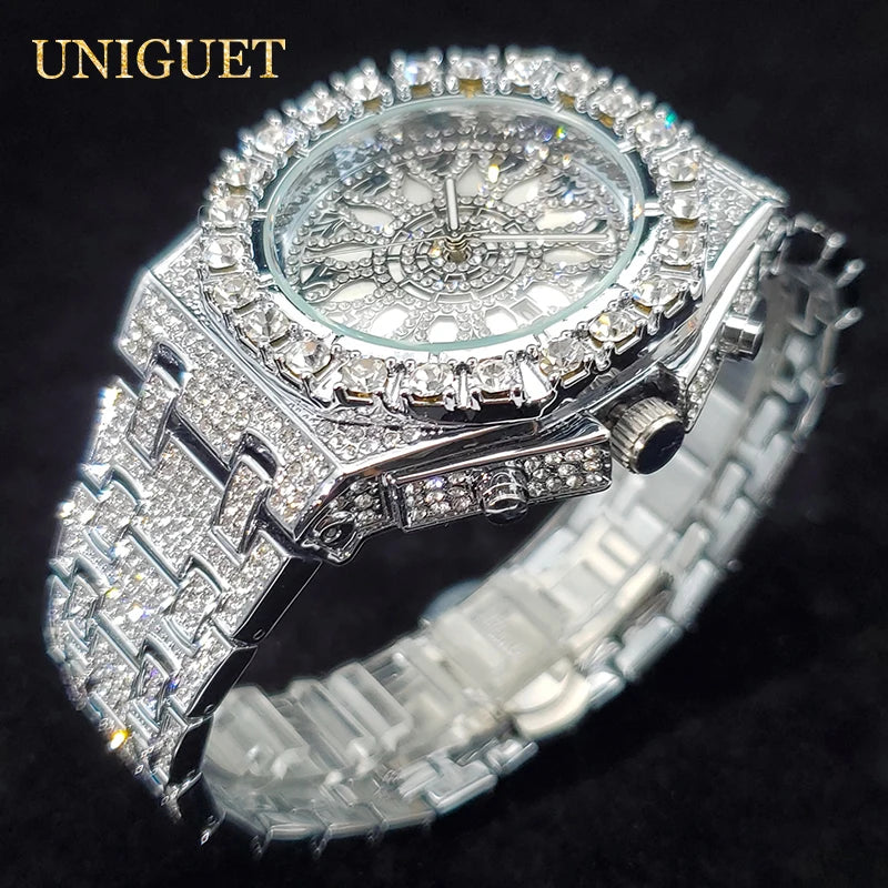 UNIGUET Iced Diamond Luxusuhr