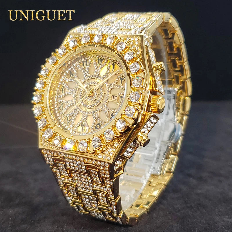 UNIGUET Iced Diamond Luxusuhr